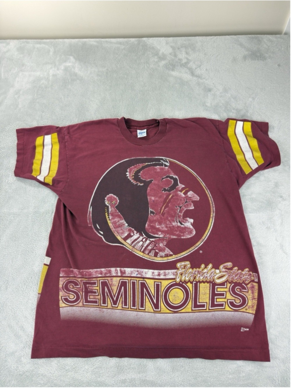 Vintage Salem Sportswear Men's Size XL Florida State Seminoles AOP Graphic Tee - Picture 12 of 16